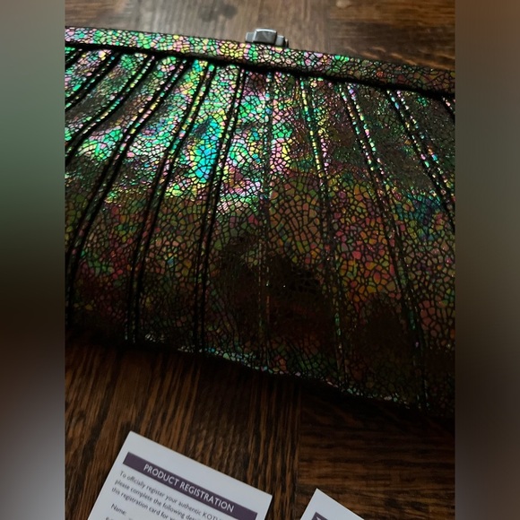 NWOT KOTUR Multicolored Evening Clutch w/ Dust Bag - Picture 14 of 15